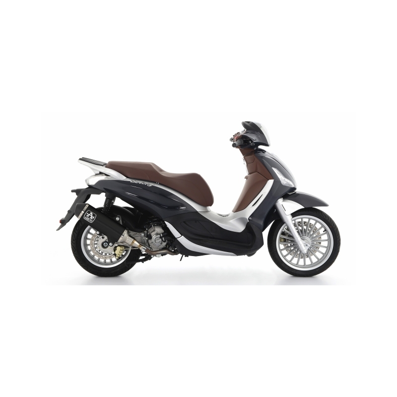 Marmitta Omologata Urban Alluminio Dark Piaggio Beverly 300 Hpe '21 (Euro 5) Ricambio Arrow