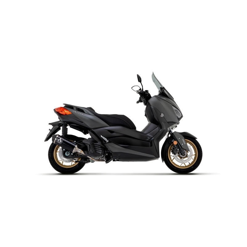 Kit Collettore + Terminale Urban Alluminio Dark Con Fondello Inox Nero Yamaha X-Max 125 '21