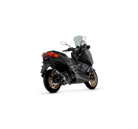Kit Collettore + Terminale Urban Alluminio Dark Con Fondello Inox Nero Yamaha X-Max 125 '21