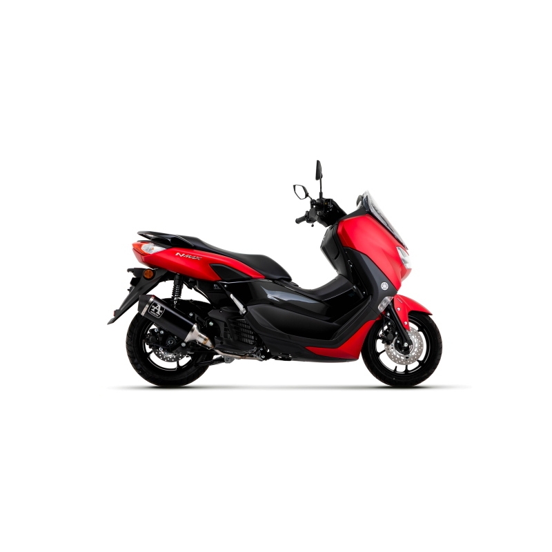 Kit Collettore + Terminale Urban Alluminio Dark Con Fondello Inox Nero Yamaha N-Max 125 '21
