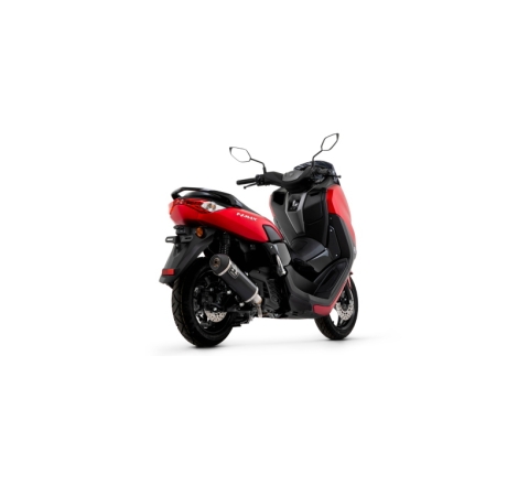 Kit Collettore + Terminale Urban Alluminio Dark Con Fondello Inox Nero Yamaha N-Max 125 '21