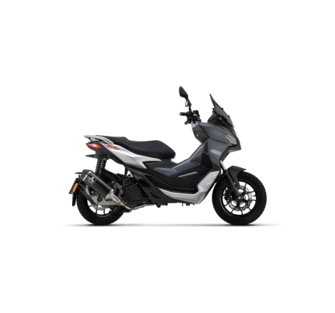 Kit Collettore + Terminale Urban Alluminio Dark Con Fondello Inox Nero Aprilia Sr 200Gt '22