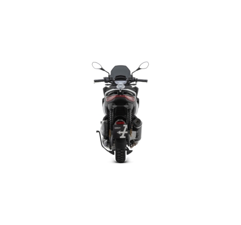 Kit Collettore + Terminale Urban Alluminio Dark Con Fondello Inox Nero Aprilia Sr 200Gt '22