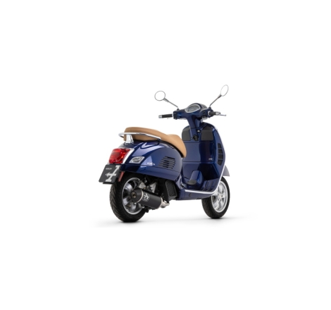 Kit Collettore + Terminale Urban Alluminio Dark Con Fondello Inox Nero Vespa Gts 125 '21/22