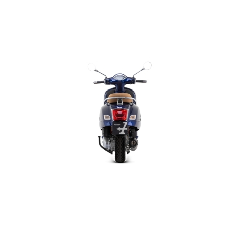 Kit Collettore + Terminale Urban Alluminio Dark Con Fondello Inox Nero Vespa Gts 125 '21/22