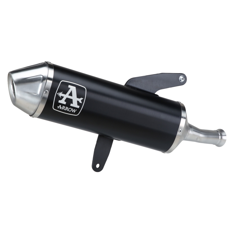 Silenziatore Urban In Alluminio "Dark" Per Zontes 368G '25/'26 E5+