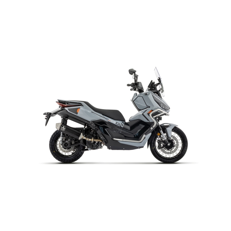Silenziatore Urban In Alluminio "Dark" Per Zontes 368G "Enduro / Etg" '26 E5+