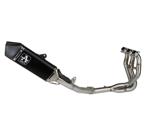 Kit Completo Racing Collettori Inox + Marmitta Veloce Alluminio Dark Triumph Street Triple 765 Rs '23