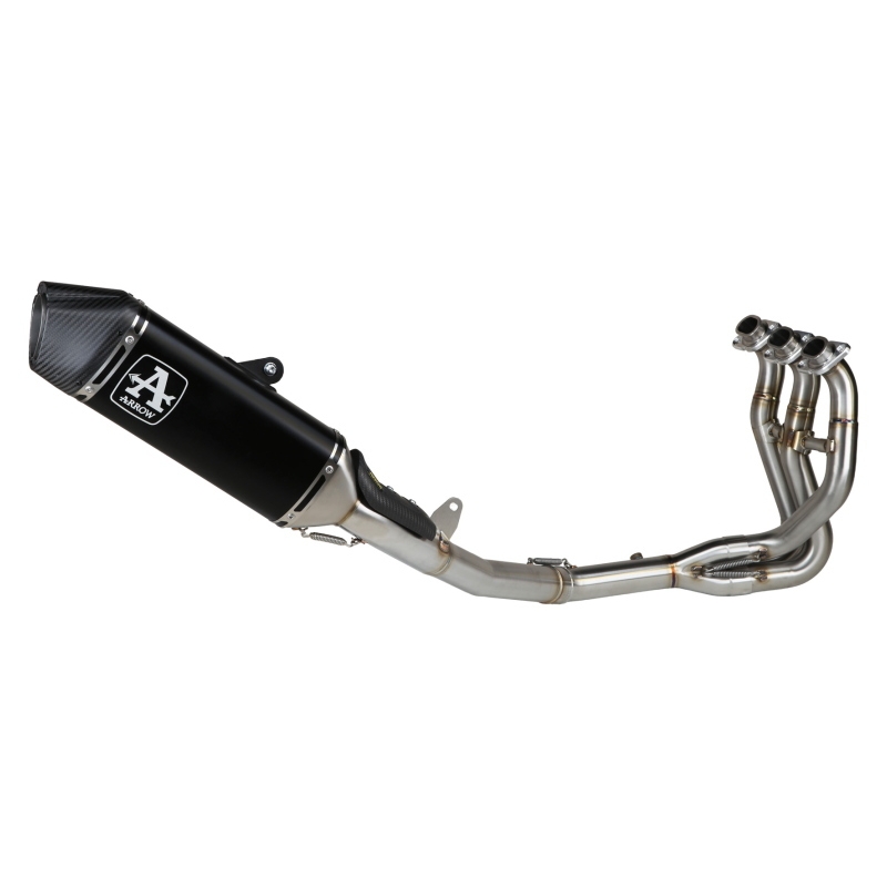 Kit Completo Racing Collettori Inox + Marmitta Veloce Alluminio Dark Triumph Street Triple 765 Rs '23