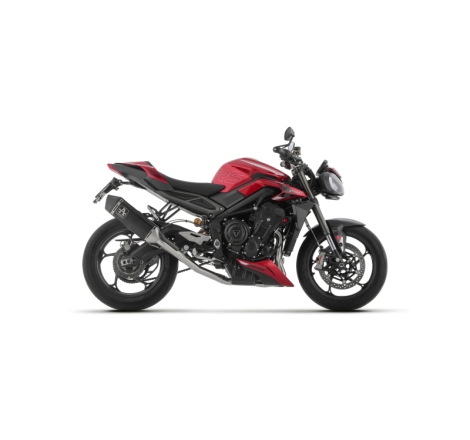 Kit Completo Racing Collettori Inox + Marmitta Veloce Alluminio Dark Triumph Street Triple 765 Rs '23