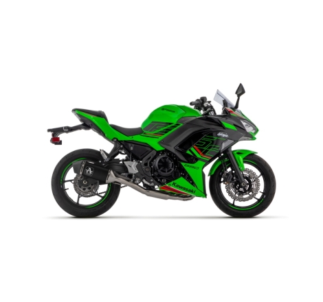 Kit Completo Racing Collettori Inox + Marmitta Veloce Alluminio Dark Kawasaki Ninja 650/Z650 '23/24 Euro 5+