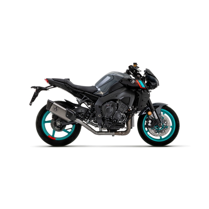 Terminale Racing Pista Titanio Raccordo Saldato Yamaha Mt-10 '22/23 Con Fond. Carby Ric.Orig.+Ric.Arrow