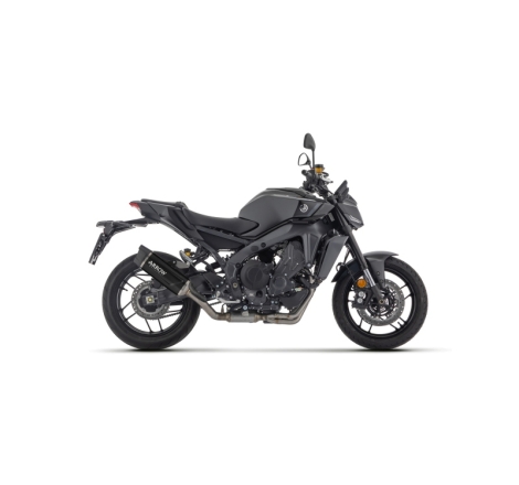 Kit Completo Con Silenziatore Indy-Race Evo In Alluminio "Dark" Per Yamaha Mt-09 E Mt09Sp '24/25
