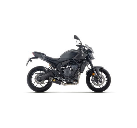 Kit Completo Racing Collettori Inox + Silenziatore Thunder In Alluminio "Dark" Per Yamaha Mt-07 E5+ '25