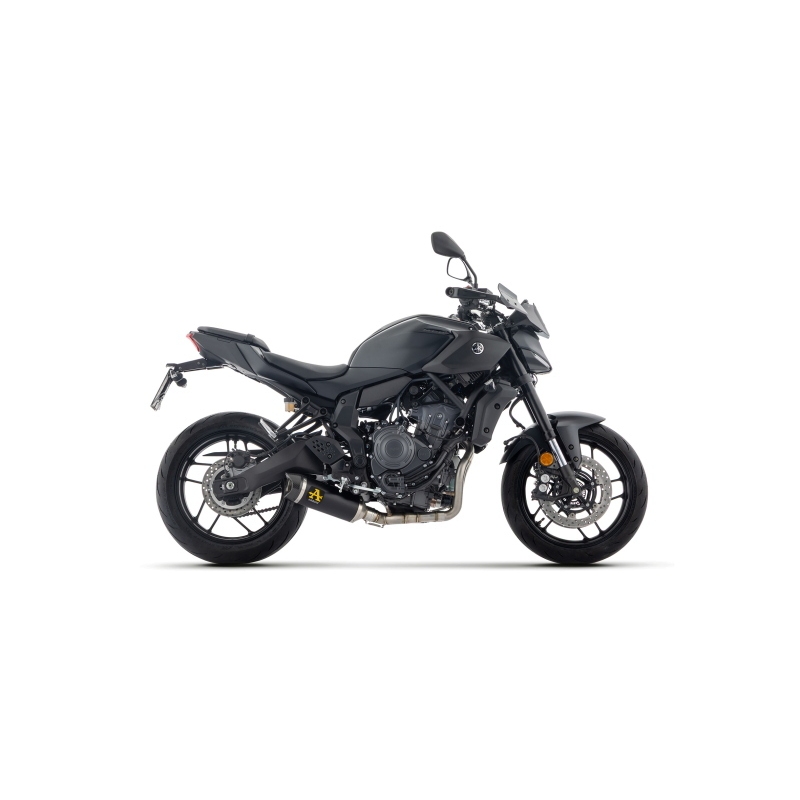 Kit Completo Racing Collettori Inox + Silenziatore Thunder In Alluminio "Dark" Per Yamaha Mt-07 E5+ '25