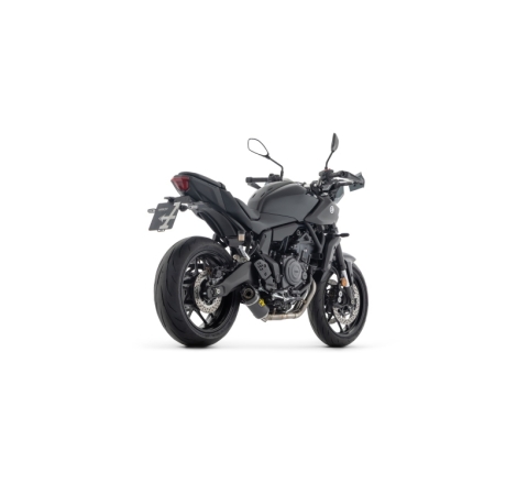 Kit Completo Racing Collettori Inox + Silenziatore Thunder In Alluminio "Dark" Per Yamaha Mt-07 E5+ '25