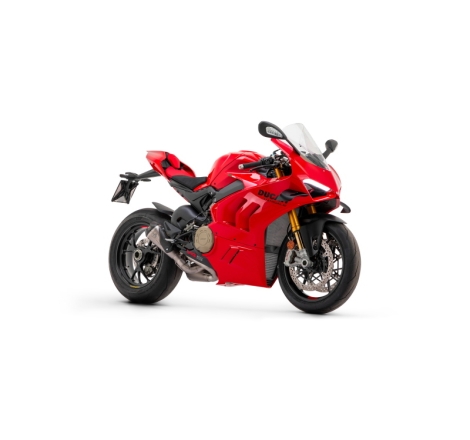 Marmitte Racing Works Titanio Con Fond. Carby Dx+Sx E Raccordi 1:1 Titanio Ducati Panigale V4 '18/22 Ric.Orig.