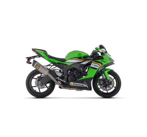 Kit Completo Full Titanio Competition Per Kawasaki Zx-6R 636 '24/'25 Con Silenziatore Pista