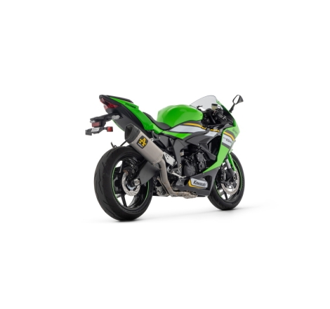 Kit Completo Full Titanio Competition Per Kawasaki Zx-6R 636 '24/'25 Con Silenziatore Pista