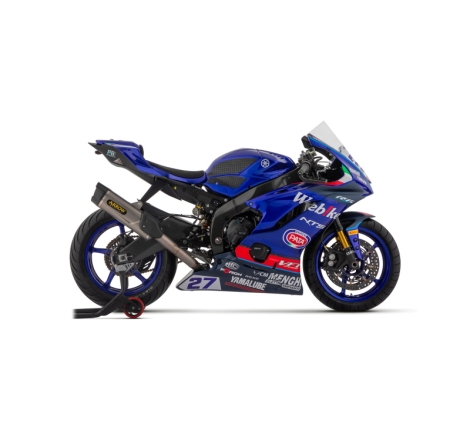 Kit Completo Competition Full Titanio  Yamaha Yzf R6 '17/24 Terminale Indy Race Evo Con Fond.Carby E Dbk