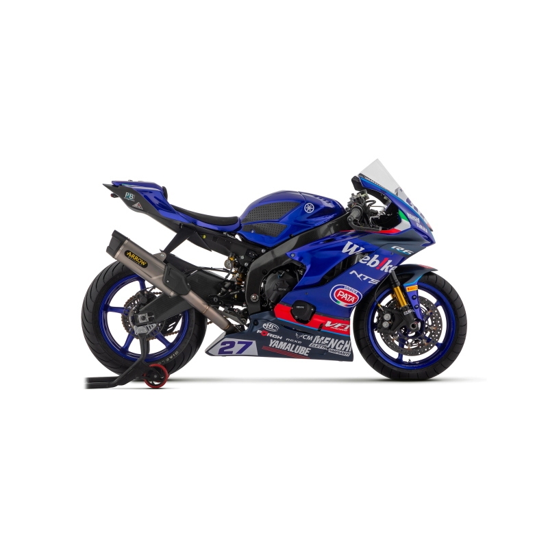 Kit Completo Competition Full Titanio  Yamaha Yzf R6 '17/24 Terminale Indy Race Evo Con Fond.Carby E Dbk