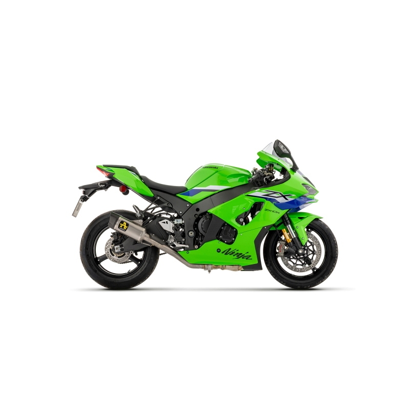 Kit Half System Con Silenziatore Indy Race In Titanio Per Kawasaki Zx-10R/Rr E5+ '26