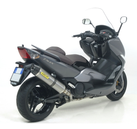 Collettore Acc.Inox Yamaha T-Max 500'08 Con Catalizzatore Omologato Ric.Arrow