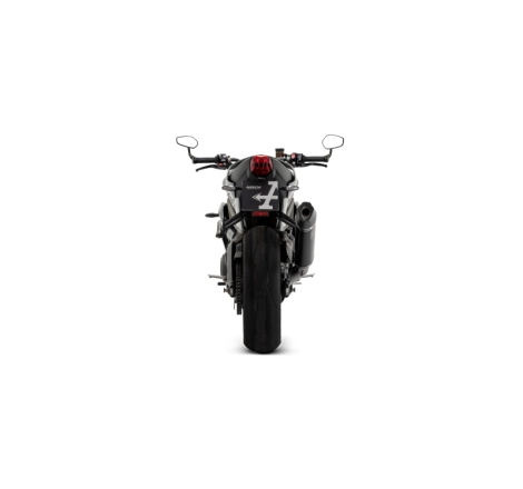Kit Omologato Raccordo Inox + Marmitta Veloce Alluminio Dark Con Fond.Carby Triumph Street Triple '20/22 Ric.Origin.