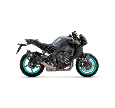 Terminale Omologato Pista Titanio Dark Raccordo Saldato Yamaha Mt-10 '22 Con Fond.Carby Ric.Orig.+Ric.Arrow