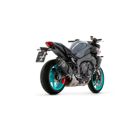 Terminale Omologato Pista Titanio Dark Raccordo Saldato Yamaha Mt-10 '22 Con Fond.Carby Ric.Orig.+Ric.Arrow