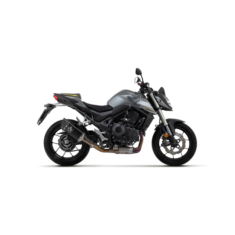 Terminale Omologato Pista Titanio Dark Raccordo Saldato Honda Cb 750 Hornet '23Con Fond.Carby Ric.Originale+Ric.Arrow
