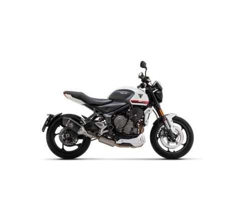 Kit Completo Omologato Con Silenziatore Veloce In Alluminio Dark Per Triumph Trident 660 '25