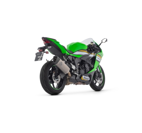 Silenziatore Omologato Pista Titanio Con Raccordo Saldato Per Kawasaki Zx-6R 636 '24/'25