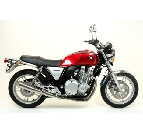 Marmitta Acc.Inox Pro Racing Honda Cb 1100'13 Ric.Originale + Ric.Arrow Omologata