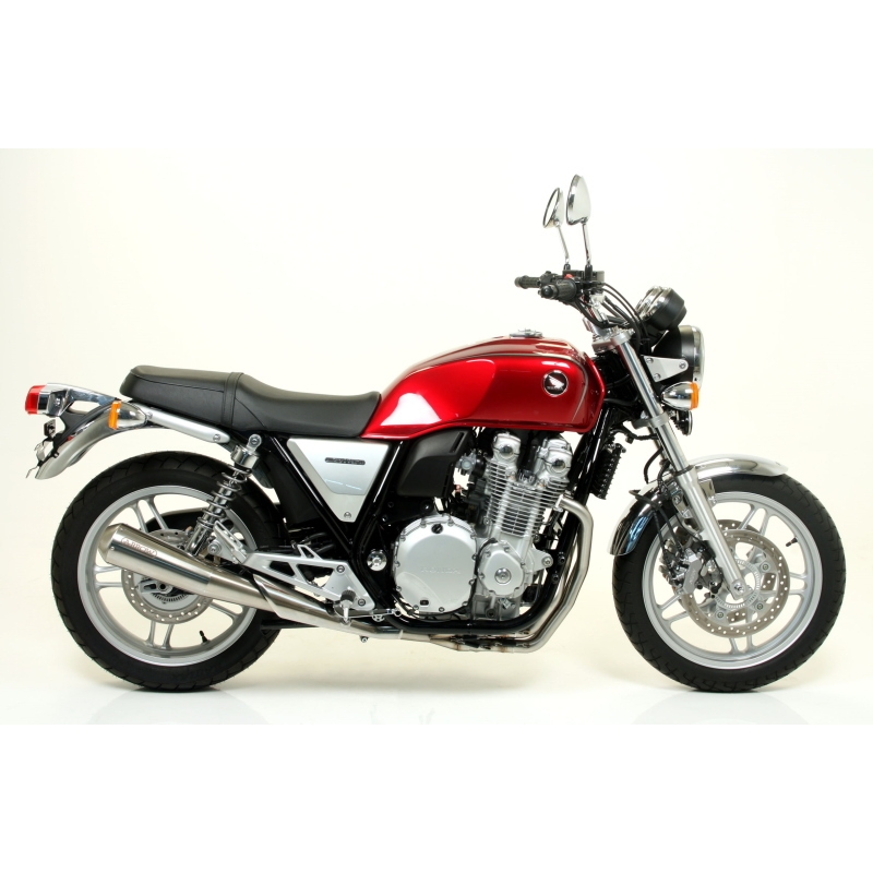 Marmitta Acc.Inox Pro Racing Honda Cb 1100'13 Ric.Originale + Ric.Arrow Omologata