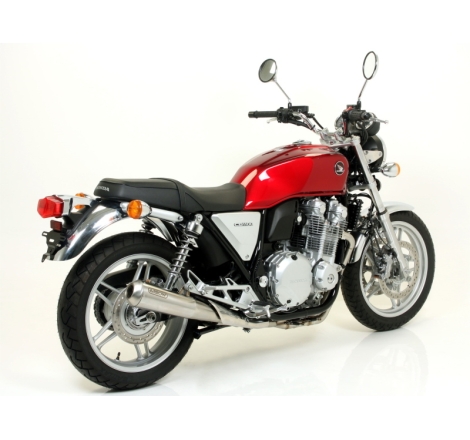 Marmitta Acc.Inox Pro Racing Honda Cb 1100'13 Ric.Originale + Ric.Arrow Omologata