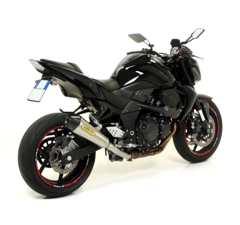 Marmitta Inox X-Kone Kawasaki Z-800'13 /Z-800 E'13 Con Fond.Carby Omologata