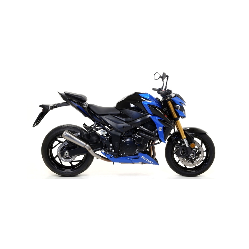 Marmitta Pro-Race Nichrom Con Raccordo Saldato Suzuki Gsx-S 750 '17 Per Collettori Originali Ed Arrow Omologata