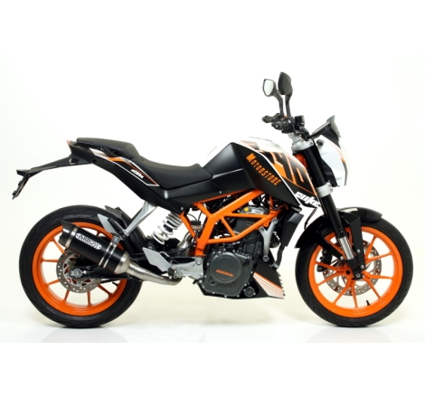 Marmitta Alluminio Dark Thunder Ktm Duke390'13/Rc 125'15/Rc 390'15 C/Fond.Carby Ric.Arrow Omologata