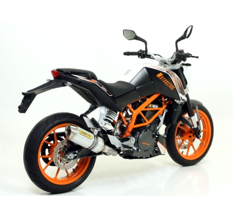 Marmitta Alluminio Thunder Ktm Duke 390 '13 / Rc 125'15 / Rc 390'15 Ric.Arrow Omologata