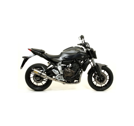 Marmitta Titanio Thunder Yamaha Mt-07'14Con Fond.Carby Ric.Arrow Omologata