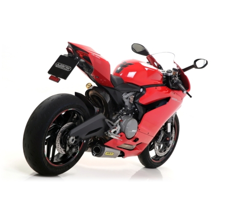 Marmitte Titanio Works Con Fond.Carby Dx+Sx Omologate + Raccordo 1:1 Ducati Panigale 899/1199/1199 S/1199 R'13/15