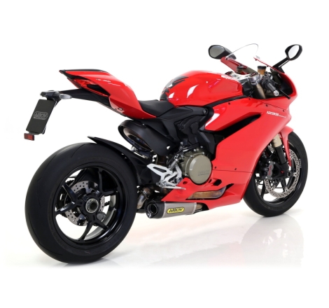 Marmitte Titanio Works Con Fond.Carby Dx+Sx Omologate + Raccordo 1:1 Ducati 1299Panigale '15