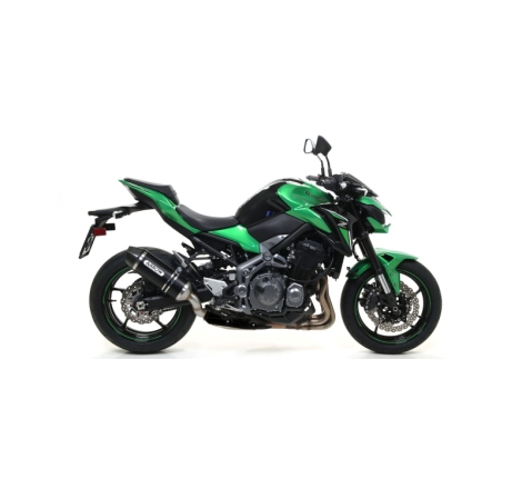 Marmitta Race-Tech Alluminio Dark Kawasai Z900 '17 Con Fond.Carby Ric. Originale + Ric.Arrow Omologata