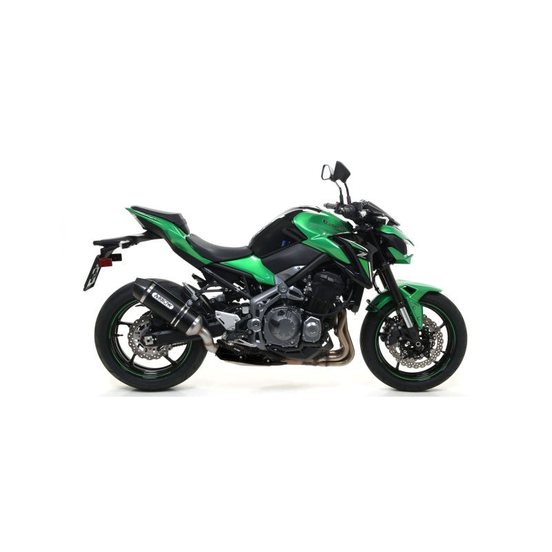 Marmitta Race-Tech Alluminio Dark Kawasai Z900 '17 Con Fond.Carby Ric. Originale + Ric.Arrow Omologata