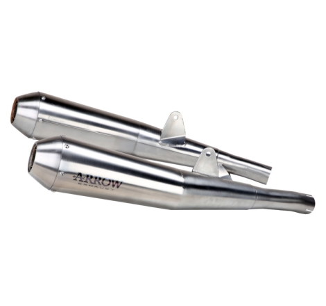 Marmitte Pro-Racing Inox Honda Cb 1100 '17 Dx+Sx Ricambio Originale Ed Arrow Omologate