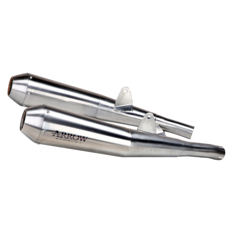Marmitte Pro-Racing Inox Honda Cb 1100 '17 Dx+Sx Ricambio Originale Ed Arrow Omologate