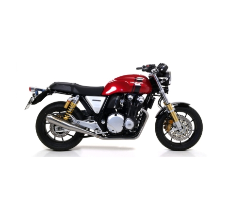 Marmitte Pro-Racing Inox Honda Cb 1100 '17 Dx+Sx Ricambio Originale Ed Arrow Omologate