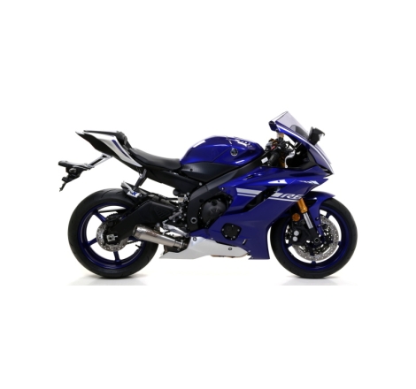 Marmitta Pro-Race Nichrom Yamaha Yzf R6 '17 Ricambio Originale Ed Arrow Omologata