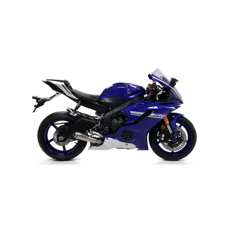 Marmitta Pro-Race Nichrom Yamaha Yzf R6 '17 Ricambio Originale Ed Arrow Omologata